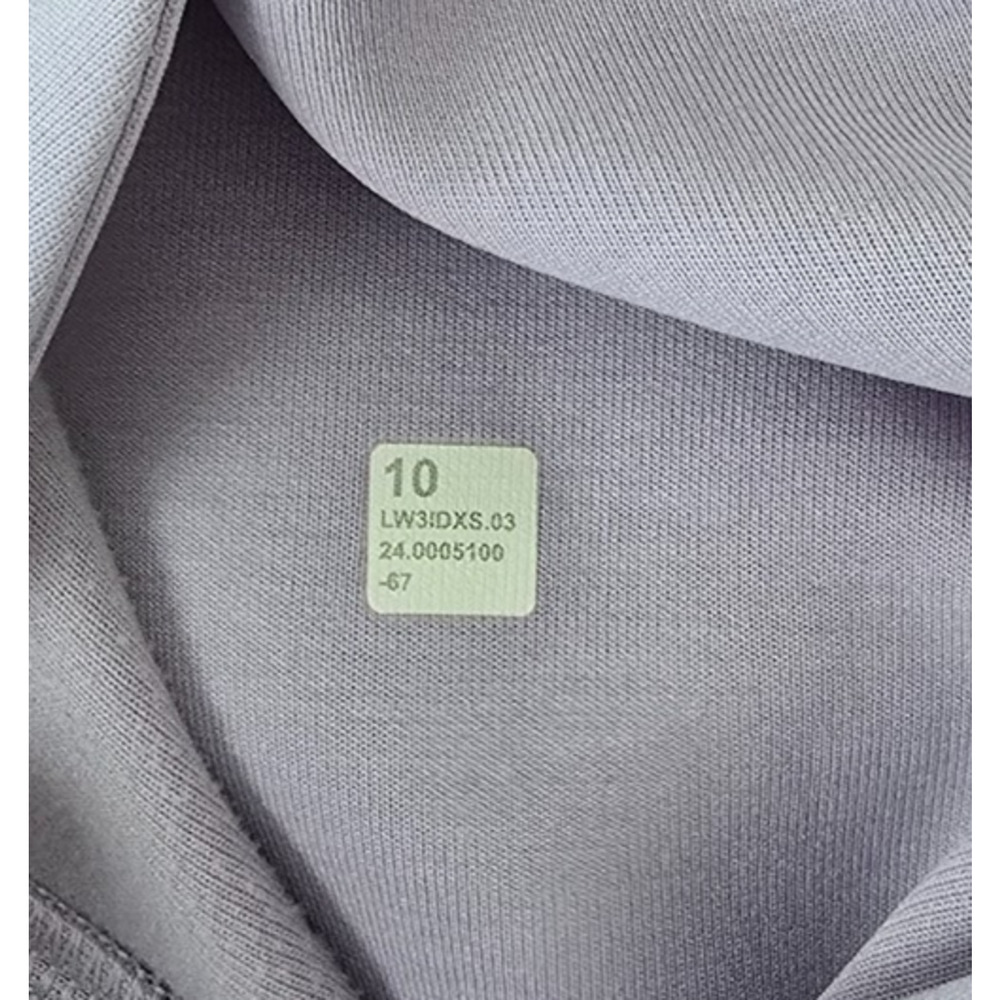Lululemon Cropped Half Zip Women's 14 Lavender Purple - Picture 4 of 12